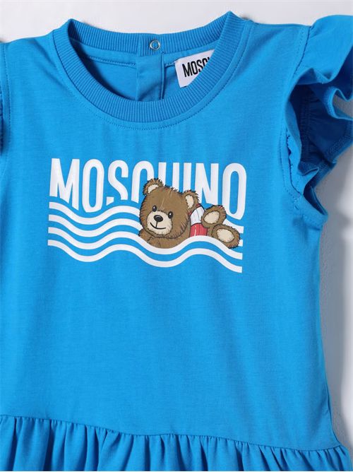 Abito bambina blu MOSCHINO KIDS | MDV0BULBA10/41047
